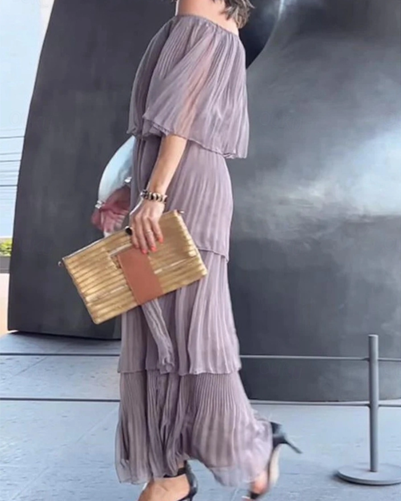 CRISINA – ROBE LONGUE ÉLÉGANTE EN MOUSSELINE