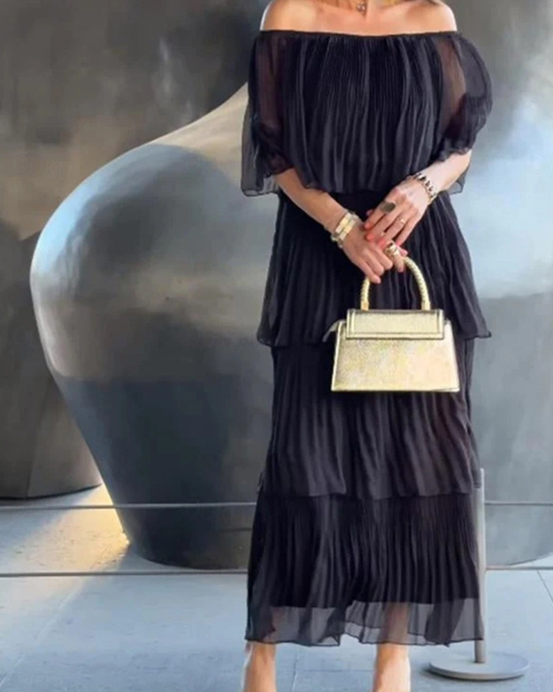 CRISINA – ROBE LONGUE ÉLÉGANTE EN MOUSSELINE