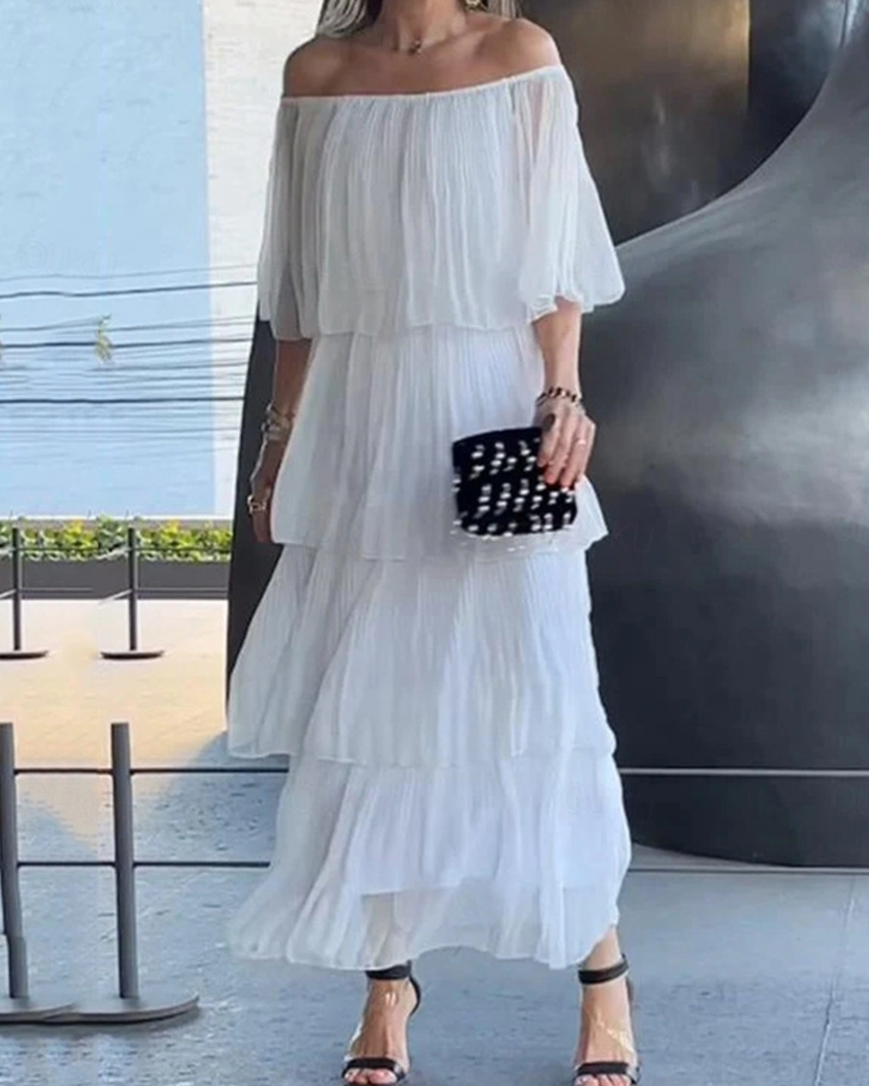 CRISINA – ROBE LONGUE ÉLÉGANTE EN MOUSSELINE