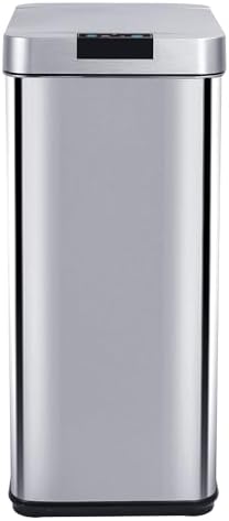 KITCHEN MOVE Poubelle de Cuisine Automatique 50L PARKSIDE, Acier Inoxydable, Design Moderne
