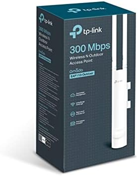 TP-Link Point d'Accès Extérieur Wi-Fi EAP110-Outdoor, 300 Mbps, Résistant