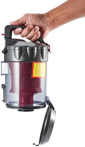 Akitas Aspirateur sans Sac 800W, Brosse 2-en-1 Allemande, 2.5L, Gris