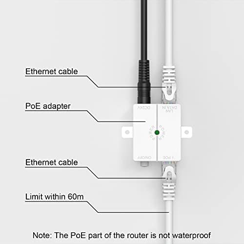 WAVLINK Répéteur WiFi Extérieur Puissant N300, Antenne Longue Portée, PoE