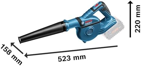 Bosch Professional Souffleur de Feuilles Sans-Fil GBL 18V-120, 270 km/h, 120 m³/h
