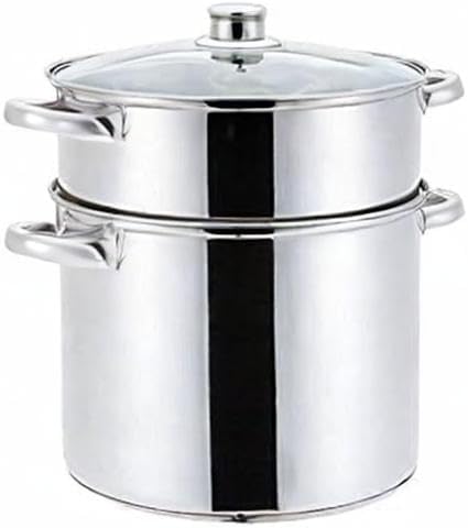 HAUSSMANN heritage Couscoussier Induction 3 en 1, Modèle HM-0850, 8L, Inox