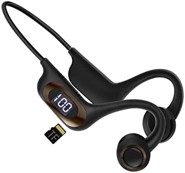 Casque Bluetooth à Conduction Osseuse, Sport, Noir, Résistant à la Transpiration