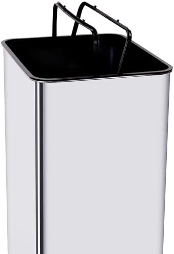 KITCHEN MOVE Poubelle de Cuisine Automatique 50L PARKSIDE, Acier Inoxydable, Design Moderne