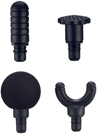 Jocca Pistolet de Massage Musculaire, 9 Vitesses, 4 Têtes Interchangeables, Écran LED