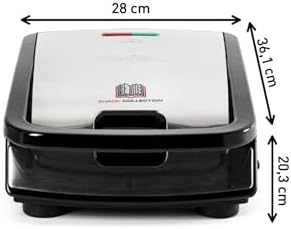 Tefal Appareil à Croque Monsieur SW853D12, 2 Plaques Incluses, Nettoyage Facile