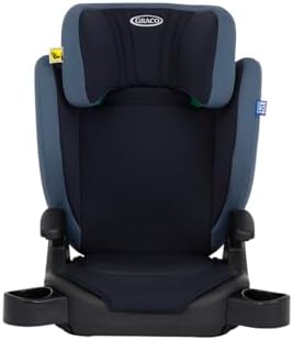GRACO Siège Auto i-Size Junior Maxi R129, Accoudoirs et Appui-tête Réglables, Léger, Navy