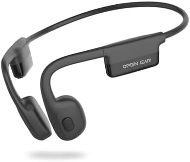 Casque Bluetooth 5.3 Conduction Osseuse, Étanche IPX6, Double Microphone