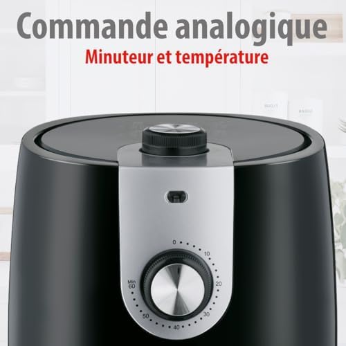 Air fryer compacte 2L pour une cuisson rapide et saine