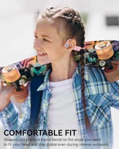 Casque Bluetooth Conduction Osseuse Sport, Étanche IPX5, Longue Autonomie