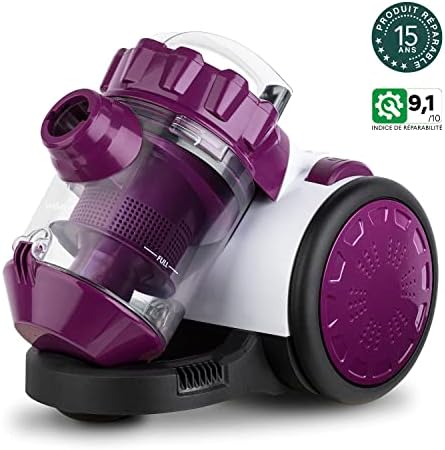 Wëasy Aspirateur sans Sac Multicyclonique WS10, Silencieux, Puissant, 1,5L