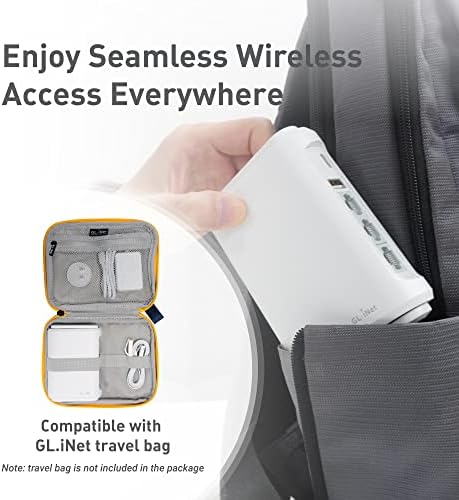 GL.iNet Routeur WiFi de Voyage Sécurisé GL-SFT1200, Double Bande AC1200, Gigabit Ethernet