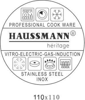 HAUSSMANN heritage Couscoussier Induction 3 en 1, Modèle HM-0850, 8L, Inox