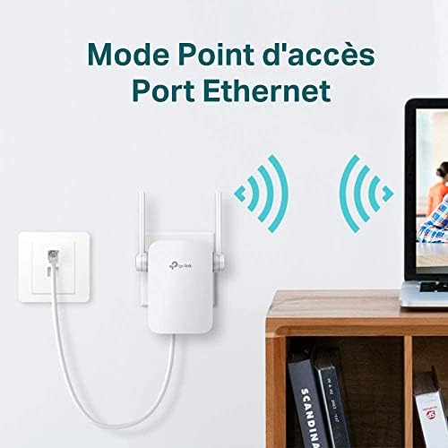 TP-Link Répéteur WiFi AC1200 RE305, Amplificateur WiFi, Port Ethernet, 120㎡ Couverture