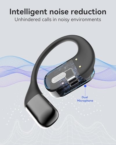 Écouteurs Bluetooth Sport Conduction Osseuse, Étanche IPX6, 30H Autonomie