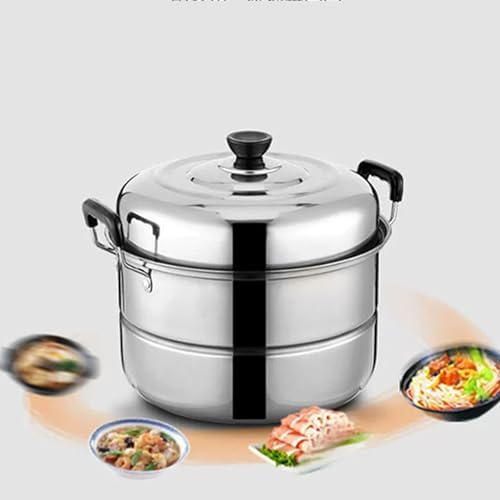 Cuit-Vapeur Multi-Couches 20L Couscoussier Induction, Acier Inoxydable
