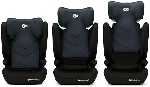 Kinderkraft Siège Auto i-Size I-SPARK, Groupe 2/3, 100-150 cm, Noir