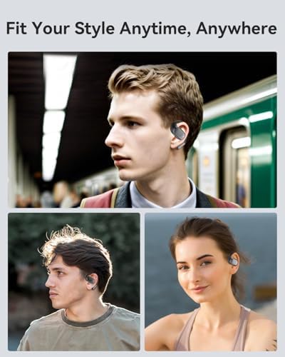 Écouteurs Bluetooth Sport Conduction Osseuse, Étanche IPX6, 30H Autonomie