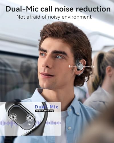 Écouteurs Bluetooth Sport Conduction Osseuse, Étanche IPX6, 30H Autonomie