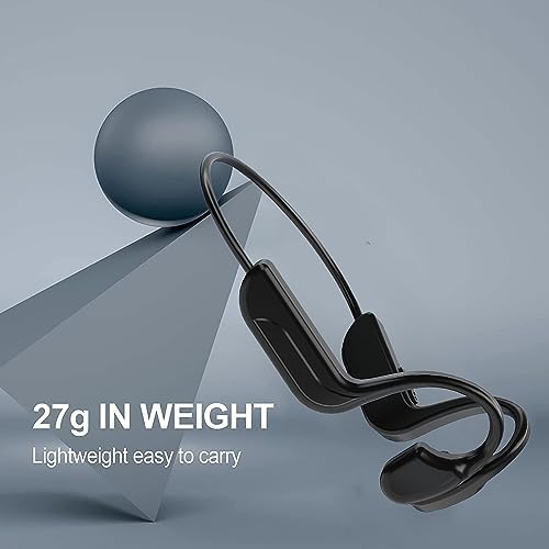 Écouteurs Bluetooth à Conduction Osseuse, Casque Sport Étanche IP65, Noir