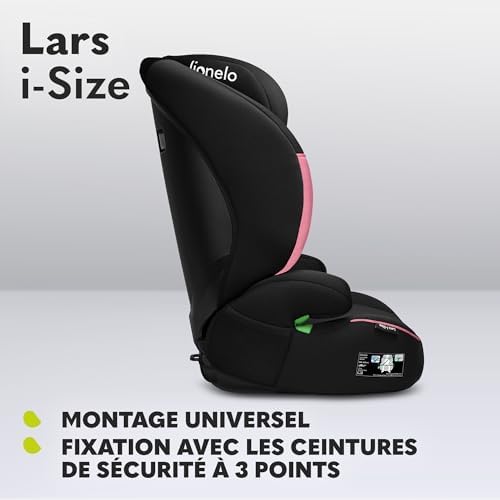 lionelo Siège Auto Bébé I-Size Lars, Groupes 2 et 3, Protection Latérale, Appui-tête Réglable