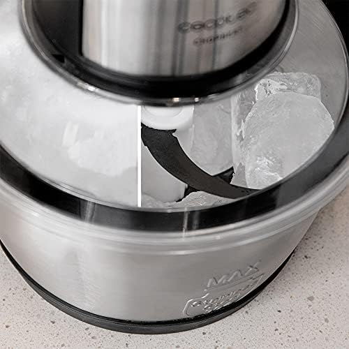 Cecotec Hachoir Électrique TitanGlass 1000, 1.5L, Lames en Titane, 400W