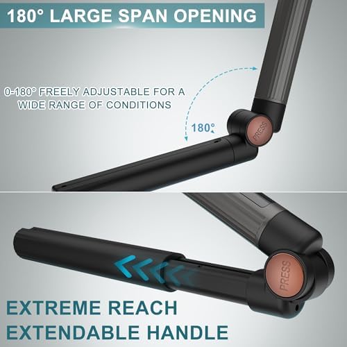 Hatteker Rasoir Électrique Homme, Tondeuse Corps avec Bras Extensible, Kit Étanche