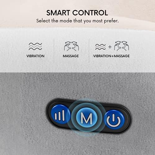 Coussin de Massage Électrique Rechargeable USB Masseur Cervical Brun