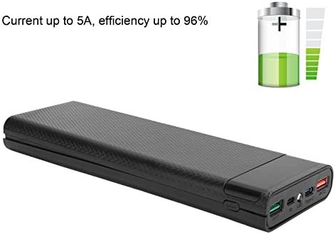 Boîtier DIY Batterie Externe 50000mAh, Charge Rapide 22.5W avec Lampe LED