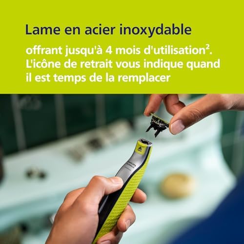 Philips Rasoir Électrique Homme OneBlade 360, QP2834/31, Visage et Corps