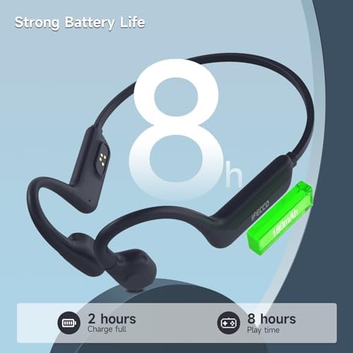 Écouteurs Bluetooth 5.4 à Conduction Osseuse pour Natation, IP68 Étanche, 32 Go MP3