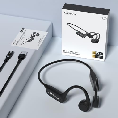 Casque Étanche IPX8 à Conduction Osseuse Bluetooth 5.4 avec MP3 et Mémoire 32 Go