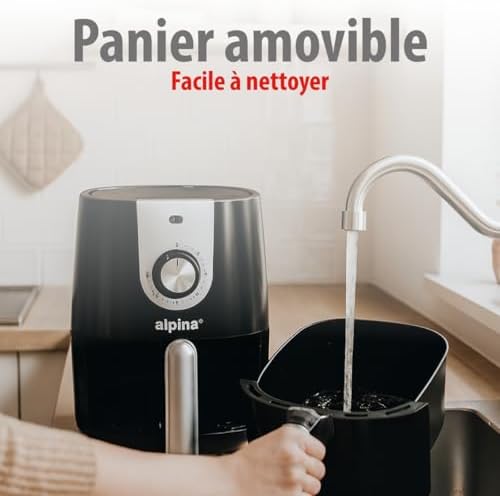 Air fryer compacte 2L pour une cuisson rapide et saine