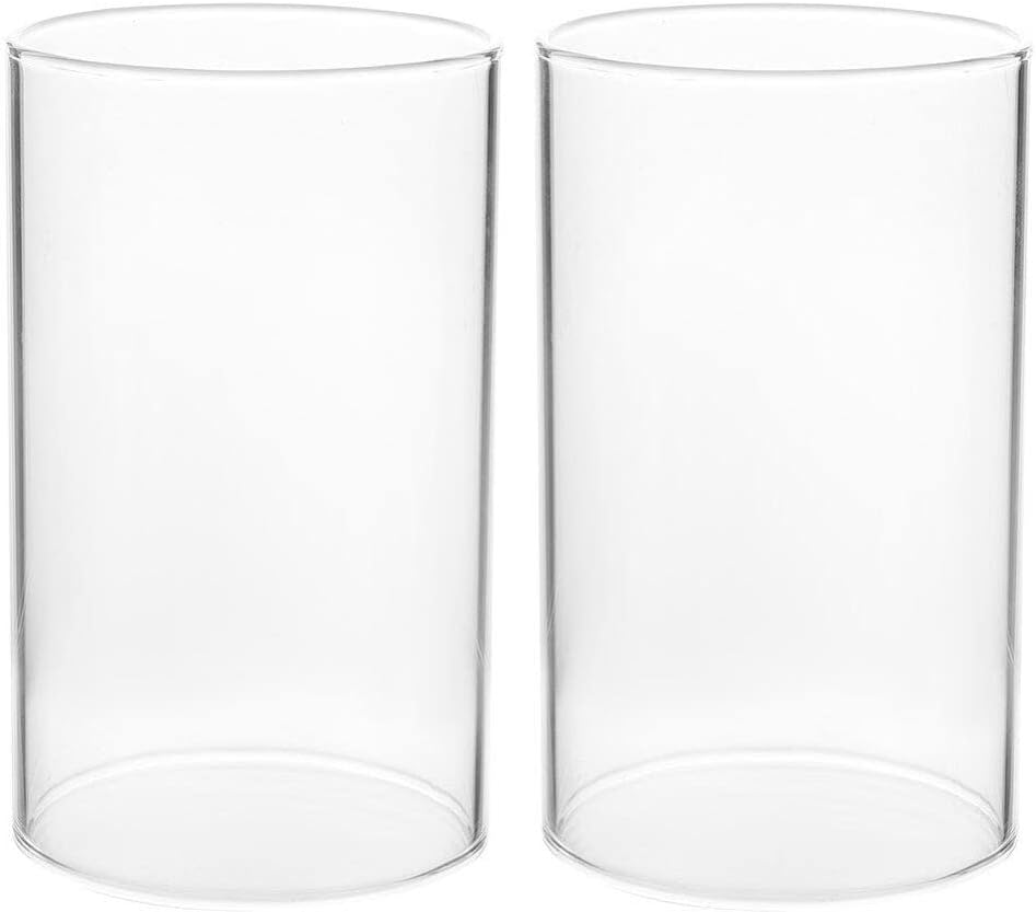 Bougeoirs en Verre - Cylindrique Transparent - Ambiance Chaleureuse