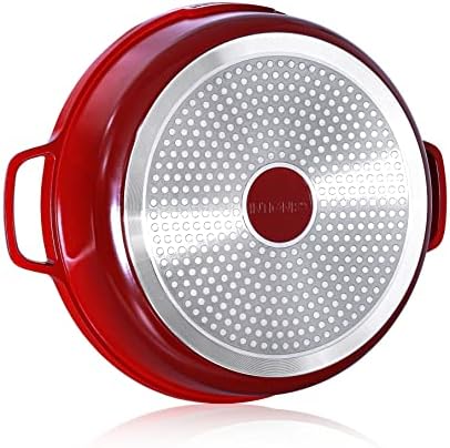 INTIGNIS Tajine Marocain 28 cm avec Couvercle Auto-Arrosant, 4.2L, Antiadhésif