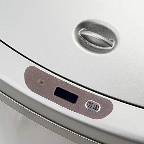 Amazon Basics Poubelle Automatique, Acier Inoxydable, 50L, Argenté
