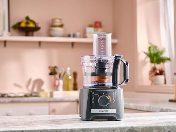 Kenwood Robot Multifonction FDP31.020GY, 800W, Bol 2,1L, 2 Vitesses + Pulse