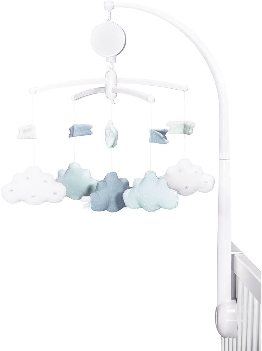 Mobile Musical en Velours - Stimule l'Ouïe - Décoration Douce