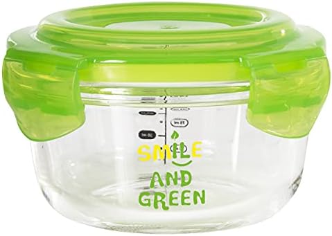 Contenants en Verre Borosilicate 240ml, Petit Pot en Verre, Lot de 6, Couvercles Hermétiques