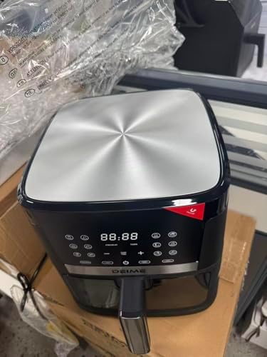 Friteuse à air de haute capacité avec arrêt automatique et puissance de 1700 Watts