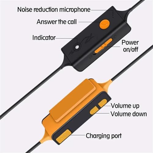 Écouteurs à Conduction Osseuse 3,5 mm, Étanchéité IP8, Micro Réducteur de Bruit