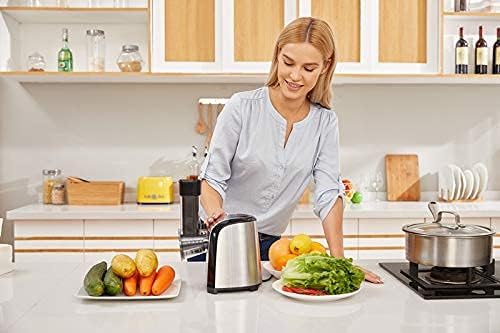 Nictemaw Râpe Légumes Électrique, Modèle AM003741_EU, 150W, 5 Cônes Acier Inoxydable