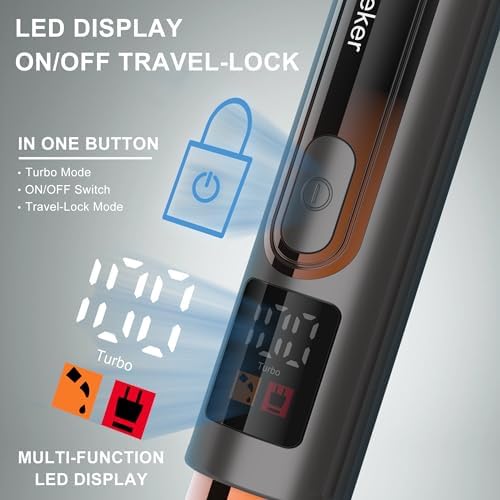 Hatteker Rasoir Électrique Homme, Tondeuse Corps avec Bras Extensible, Kit Étanche
