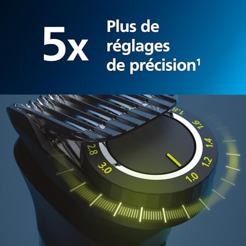 Philips Tondeuse Tout-en-Un MG7950/15, 15 Sabots, 26 Hauteurs de Coupe