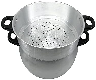 Couscoussier Induction en Aluminium Ø30cm 16L, Finition Brossée