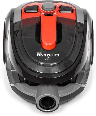 LEHMANN Aspirateur Cyclonique Typhoon 4000W, Sans Sac, Filtre HEPA, Brosse Turbo