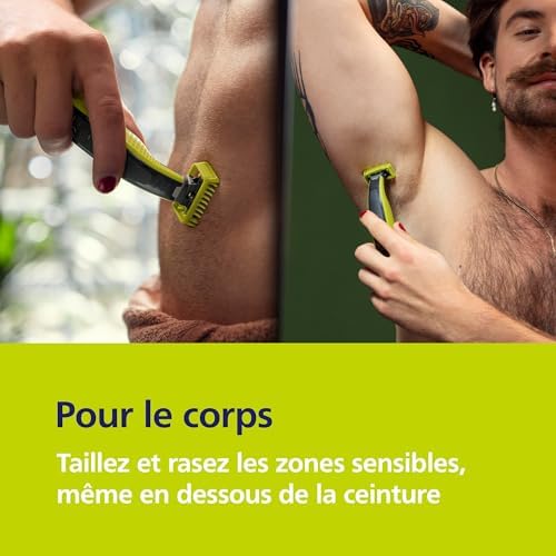 Philips Rasoir Électrique Homme OneBlade 360, QP2834/31, Visage et Corps